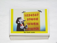 1992 SESAME STREET Complete Trading Card Set #1-100 +1 Checklis