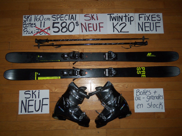 Équipements TWIN TIP SKI ALPIN 150 160 166 170 176 cm dans Ski  à Granby