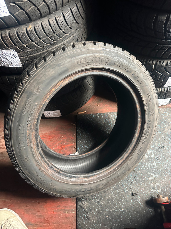 205 55R16 Toyo Observe GARIT-HT USED - 4 TIRES in Tires & Rims in Mississauga / Peel Region