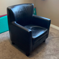 Artificial leather single sofa