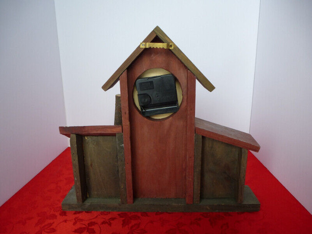 FOLK ART "OLD WEST SALOON" CLOCK in Arts & Collectibles in Kingston - Image 3