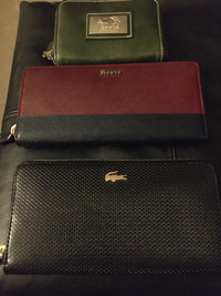 Brand new woman’s Roots and Loscoste wallets