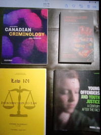 KINGS COLLEGE BOOKS - CRIM AND THAN $300 FOR ALL 13 BOOKS