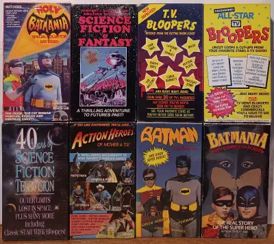 8x VHS Tributes Specials Outtakes Bloopers Movie + TV 1987-1991, View more