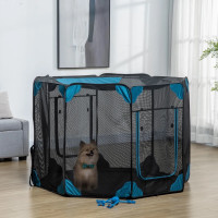 Portable Outdoor Cat Playpen, Exercise Pen Kennel with Carrying 