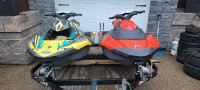 2 seadoo spark on double trailer 11000$ for all