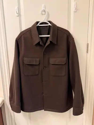 Uniqlo Over Shirt Jacket - Dark Brown, View more
