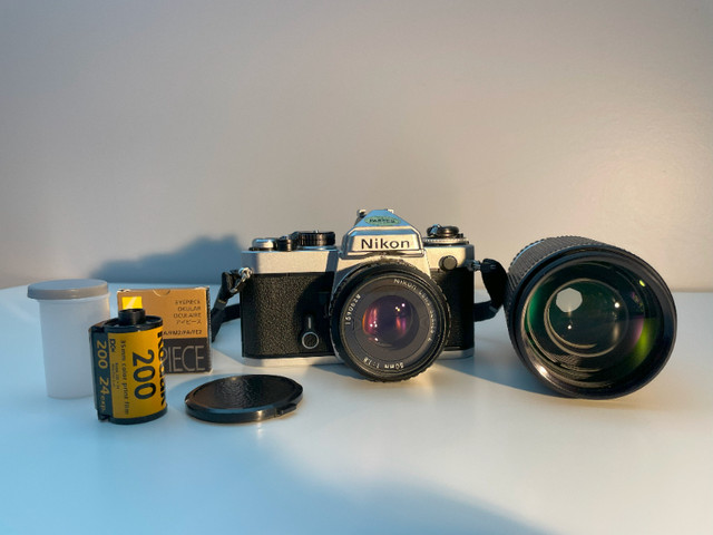 Nikon FE film photography bundle (ready for use) in Cameras & Camcorders in Oakville / Halton Region - Image 2