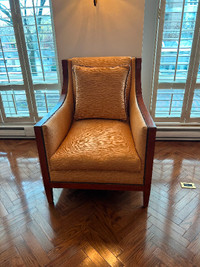 Occasional Chair (Cherry Wood Frame)