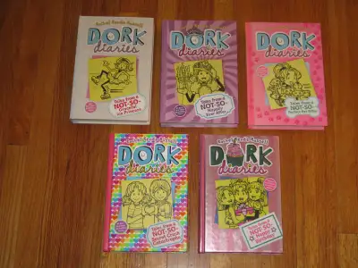 Dork Diaries Books by Rachel Renee Russell #4, 8, 10, 12 and 13, View more