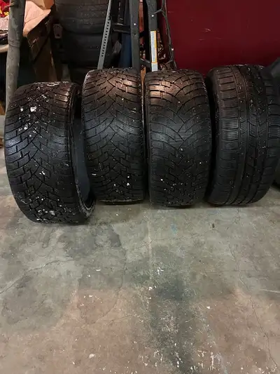 275-40-20 winter tires in excellent condition . 3 Zeta tires, DOT 26/20 and 1 Nexen tire DOT 20/19....
