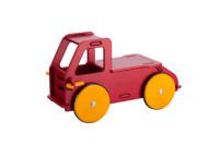 Moover Danish Miniature Solid Wood Ride-On Truck - Red