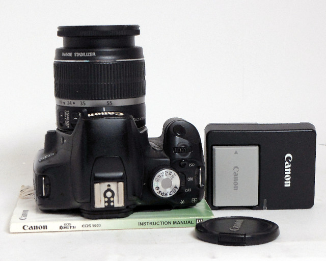 Canon EOS Rebel T1i 15.1MP EF-S 18-55mm IS DSLR SC54,285 $250 in Cameras & Camcorders in Markham / York Region - Image 2