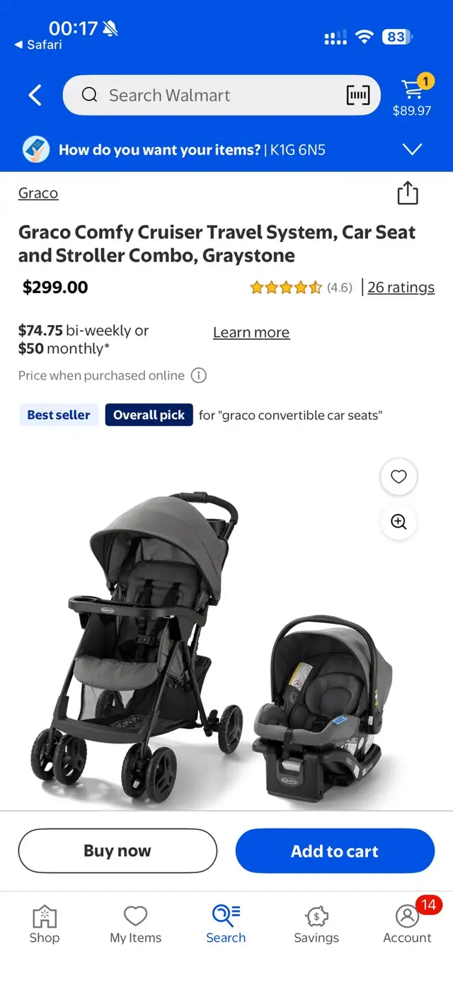 Graco Car seat and stroller in Strollers, Carriers & Car Seats in Ottawa - Image 4