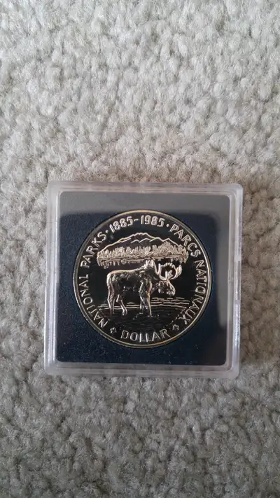 1985 Canadian "National Parks"Uncirculated Silver Mint Dollars $30 each