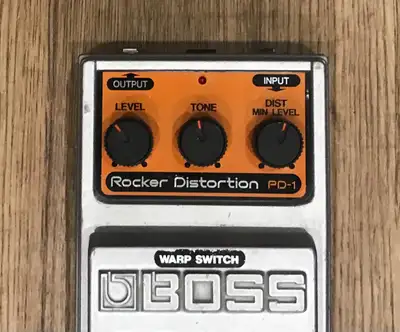 1980’s Vintage Boss PD-1 Rocker Distortion. Real Time Distortion Level Adjustment. Shipping Availabl...