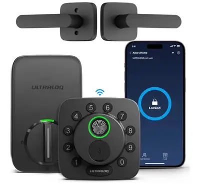 Brand New ULTRALOQ Smart Lock with Handle, View more