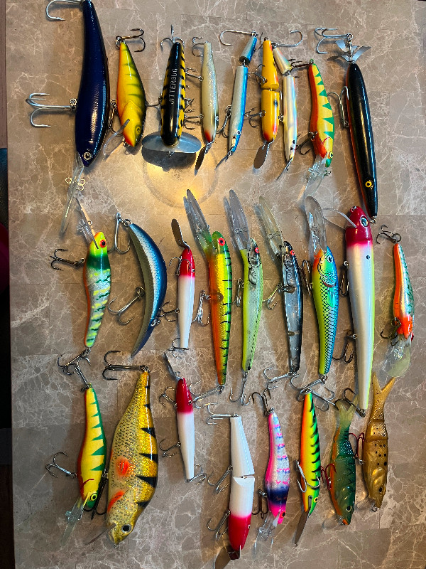 Muskie Lures 6 for $50 in Fishing, Camping & Outdoors in London
