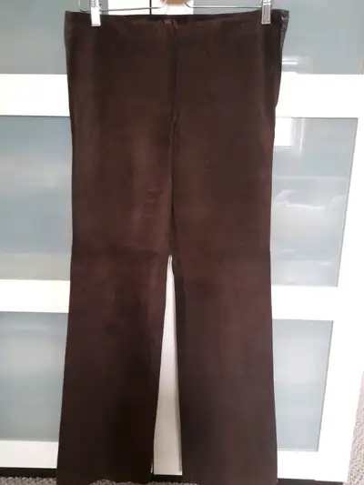 DANIER Leather Suede pants size 4, View more