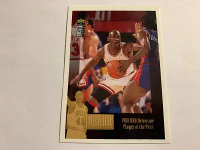 1995-96 Collector's Choice European Stickers MICHEAL JORDAN #MJ3, View more