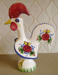 MAGOG Coq portugais en céramique Ceramic Portuguese rooster