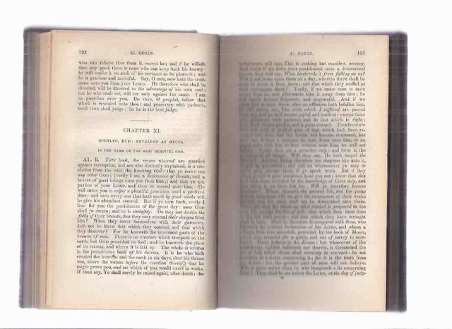 1862 Koran Commonly Called The Alcoran of Mohammed US edition in Non-fiction in Oakville / Halton Region - Image 4