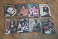 Vintage Guitar Player magazines.