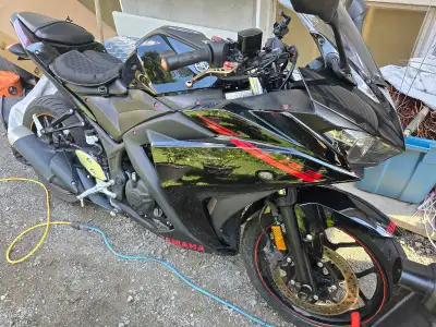 I am selling my Yamaha R3, a sleek and sporty motorcycle that's perfect for both new riders and expe...