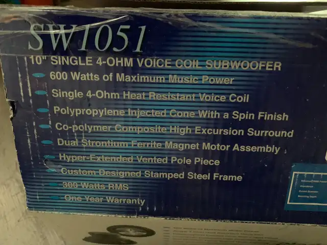 Subwoofers 10” speakers car music sound 62863285293442123
