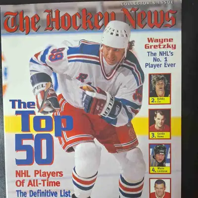 Wayne Gretzky #99, The Great One, NHL Legend. He retired with 2,857 pts, in 2nd spot all time in pts...