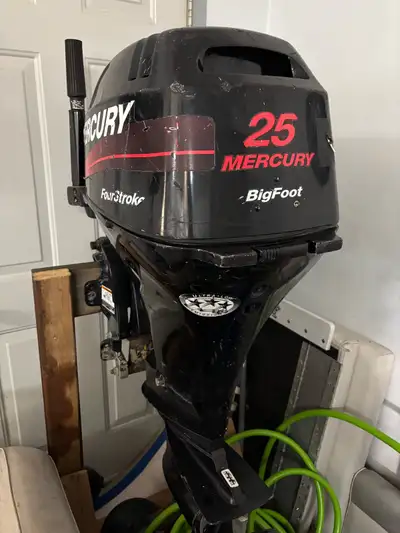 25HP Mercury Bigfoot Outbound Engine for sale $2100.00 obo