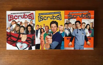 SCRUBS 3 Complete Seasons 4 + 5 + 6 + Slipcases DVD Comedy TV, View more
