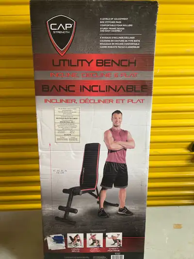 utility bench (incline, decline, flat), View more