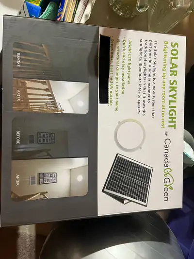 Solar Panel Skylighting (One Unit Left), View more