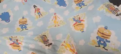 1970s McDonald's twin sheet, View more