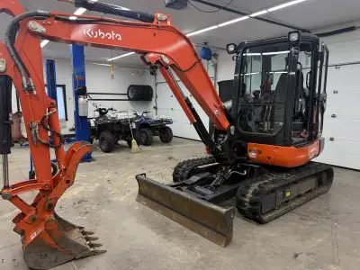 Only has 210 hours, used for personal use only, has a 24” digging bucket and 36” tilt ditching bucke...