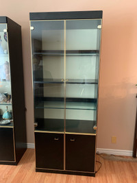 Two Display Cabinets