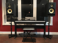 Studio Package, Krk Studio 10" + Mixer BT + Mic + Mic Stands