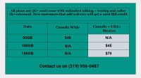 PERMANENT DISCOUNTS for Rogers 100GB Canada/USA for 45.00$