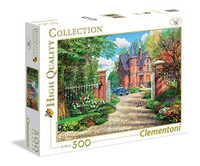 CLEMENTONI HIGH QUALITY 500 PCS. THE RED BRICK COTTAGE