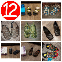 Boys sz 12 and 12.5 shoes, sandals and slippers