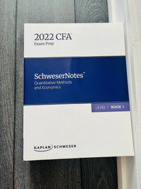 2022 CFA level 1 Kaplan Schweser books for sale