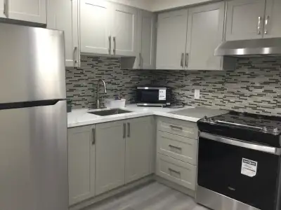 Studio basement for rent in a newly constructed clean and quiet townhome. The basement is legal, bri...