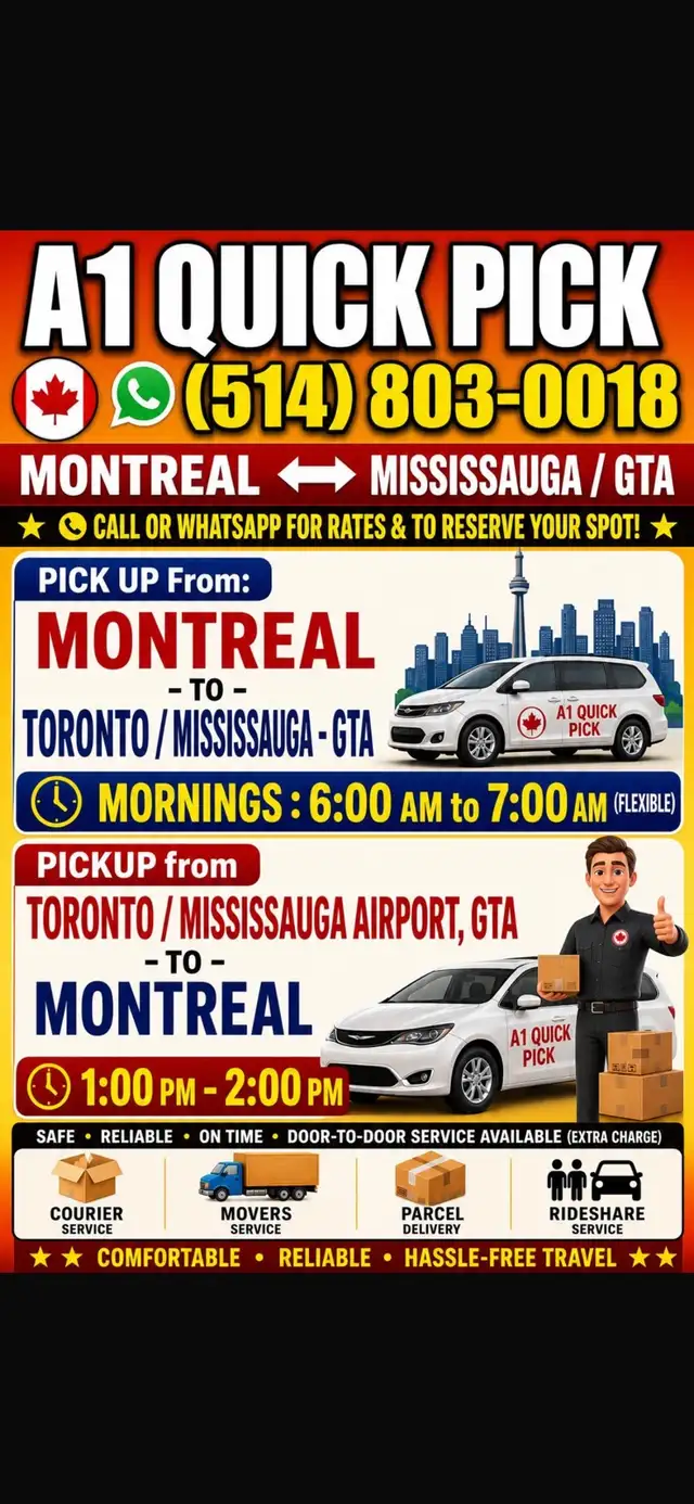 MONTRÉAL TO TORONTO MISSISSAUGA RIDE 