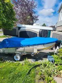 $2,500 Amazing condition 12.5 foot aluminum boat with motor 