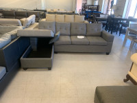 Hot seller on Sale !! Dark Grey sofa with Storage for $699