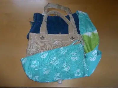 BRAND NAME COTTON SHOULDER BAGS (Excellent Condition!), View more