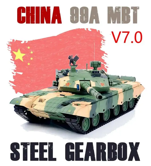 1/16 2.4G RC Henglong Smoke & Sound China 99A MBT Tank 3899A NEW in Hobbies & Crafts in City of Toronto - Image 3