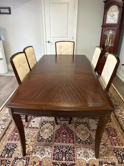 Wood Dining Table - FREE CHAIRS!, View more