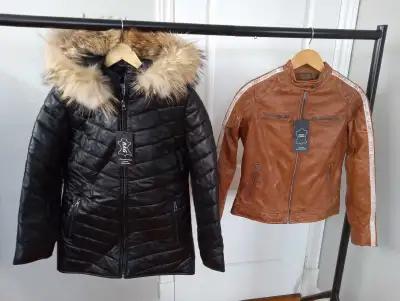 New Genuine Leather Women's Jackets Size Small, View more